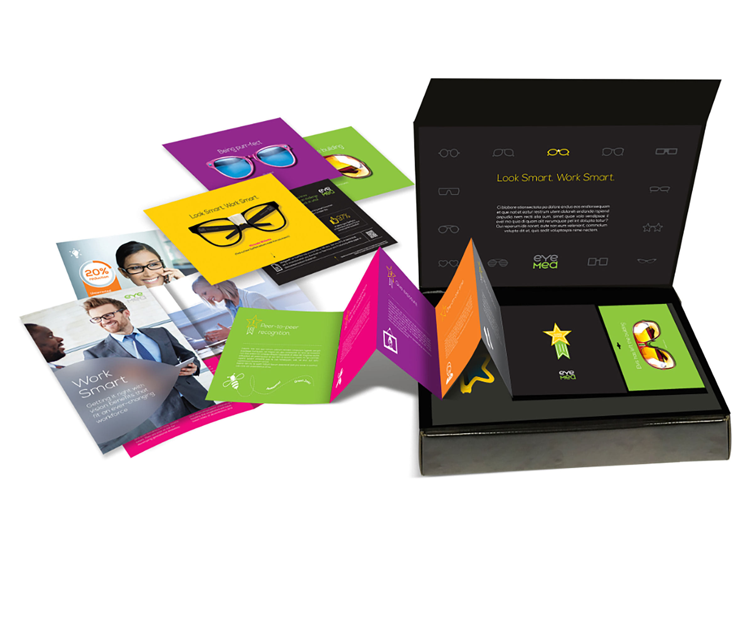 Sales Kit for an eyeglass company