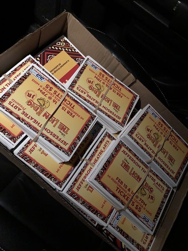 Postcards for the Lion King Musical
