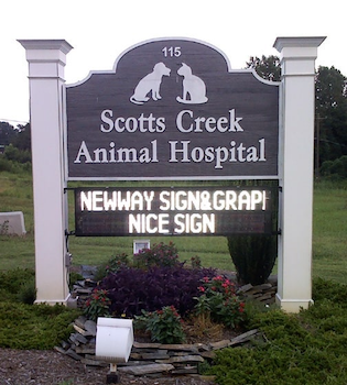 Digital LED Signs for Animal Hospital