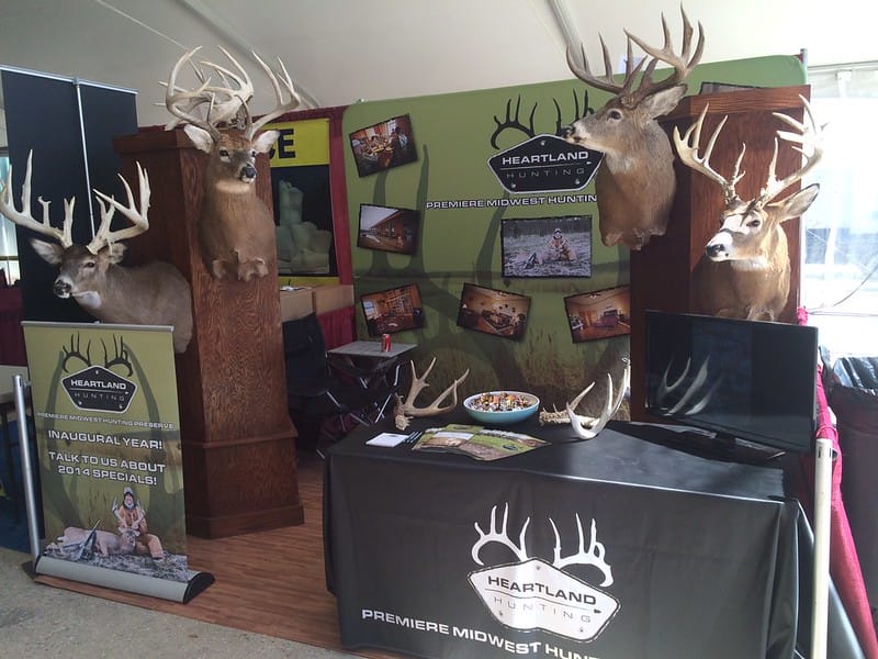 Heartland hunting booth setup