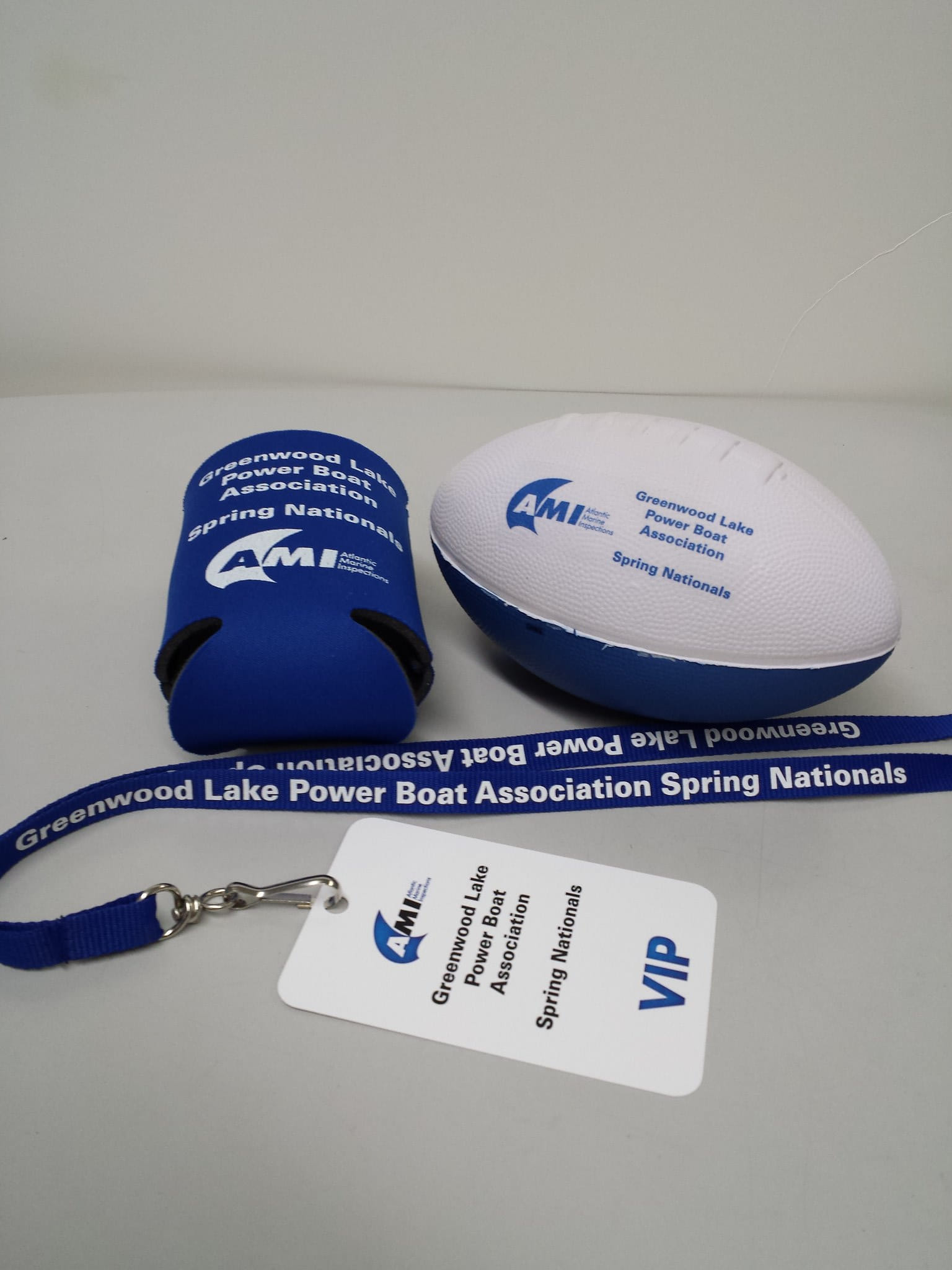 Promo Set lanyard, football and cozy for power boats