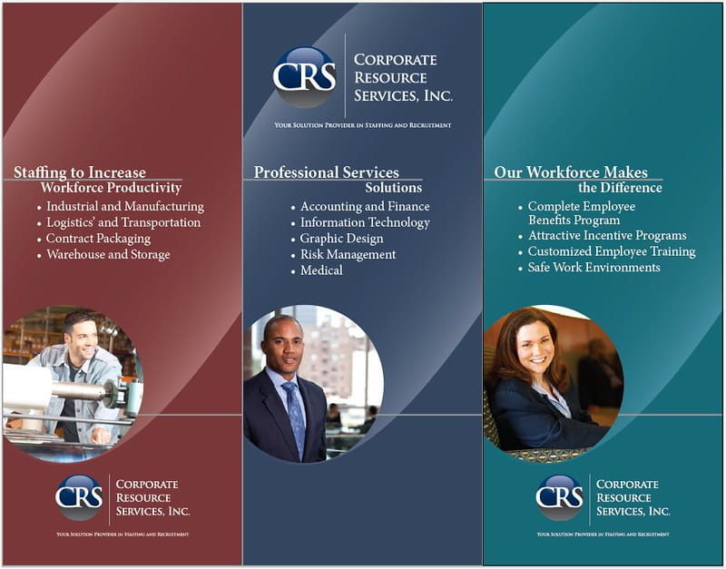 Hanging Banners for a corporate resource firm