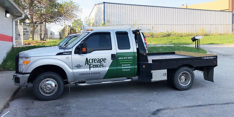 Manufacturing fencing truck wrap